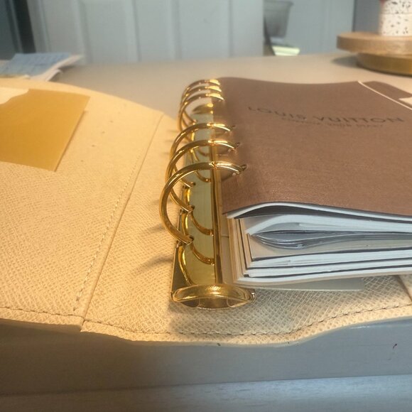 Louis Vuitton Damier Azure MM Agenda - full set 100% Authentic - Picture 10 of 12